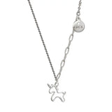 925 Silver Luck Pony Pendant Necklace for Women