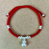 925 Silver Lucky Bag Charm Bracelet Women Fine Jewelry