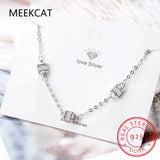 925 Silver Lucky Beads Bracelet Gemstone Cylinder Jewelry