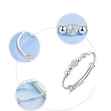 925 Silver Lucky Charm Bracelet Cuff For Women Bangles Jewelry Christmas