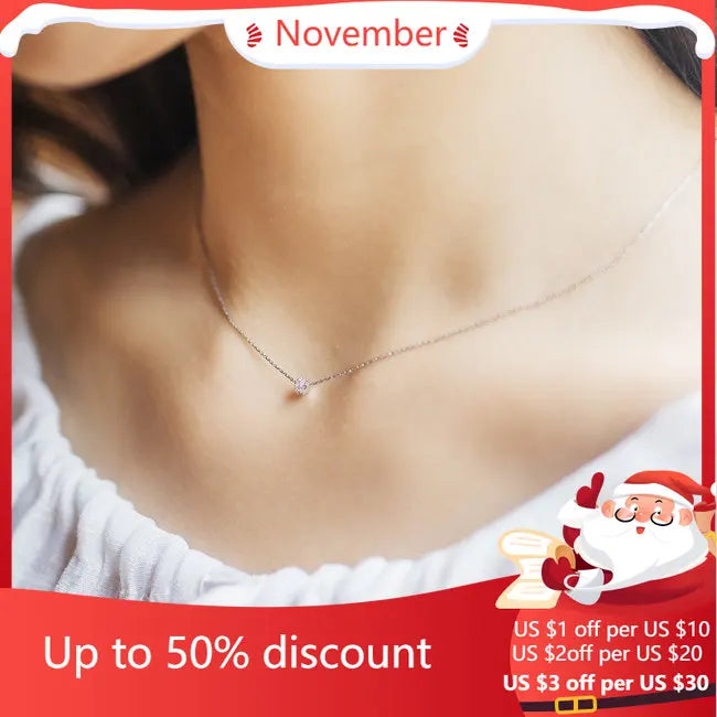 925 Silver Lucky Necklaces & Pendants For Women Lady Gift