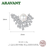 925 Silver CZ Freshwater Pearl Stud Earrings For Women