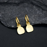 925 Silver MONEY BAG Earrings Iced Out CZ Hip Hop Jewelry