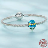 925 Sterling Silver Magic Alien Charms for DIY Bracelet & Bangle