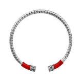 925 Silver Party Cuff Bracelet Men & Women Jewelry