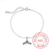925 Silver Mermaid Charm Bracelet Women Wedding Jewelry