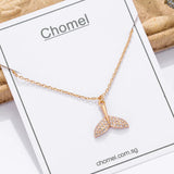 925 Silver Mermaid Necklace Fish Tail Choker Feminine Light For Women