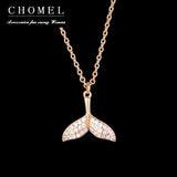 925 Silver Mermaid Necklace Fish Tail Choker Feminine Light For Women