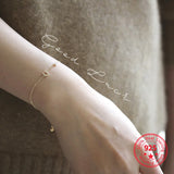 925 Silver Mini Bow Bracelet with Diamonds, Girlfriends Gift
