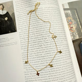 925 Sterling Silver Cross Shaker Charm Choker Necklace