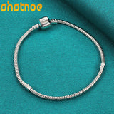 925 Silver Geometric Chain Bracelet Party Engagement Gift