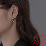925 Silver Wavy Hoop Earring for Women BKEJ185