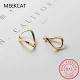 925 Silver Wavy Hoop Earring for Women BKEJ185