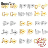 925 Silver A-Z Letter Stud Earring For Women