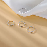 925 Silver Minimalist Hoop Earrings Thread-shaped Ear Bone Earrin