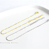 925 Silver Chain Bracelet Minimalist Style for Women Classic Couple Wristband