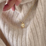 925 Sterling Silver Mirror Polished Pendant Necklace for Women