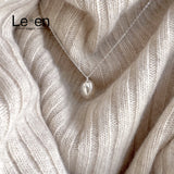 925 Sterling Silver Mirror Polished Pendant Necklace for Women