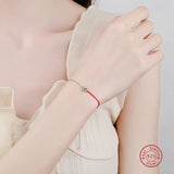 925 Silver Moissanite Bracelet Women Engagement Christmas Party Jewelry