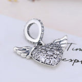 925 Silver Mom Daughter Sister Charm Beads for Bracelet Jewelry