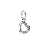 925 Sterling Silver Letter O Charm for Pendant Necklace Jewelry