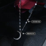 925 Sterling Silver Moon Anklet for Women Adjustable Chain Jewelry