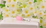 925 Silver Moonlight Opal Water Droplets Pendant Necklace