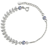 925 Silver Moonstone Moonlight Forest Bracelets for Women