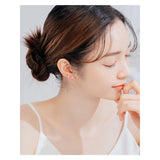 925 Sterling Silver Mouse Head Stud Earrings for Women Christmas Jewelry