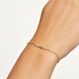 925 Silver Zirconia Charm Bracelet for Women