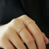 925 Silver Multicolor Zircon Crown Ring Women 14k Plated Jewelry