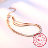 925 Silver Multilayer Women's Bracelet VBS4145