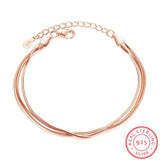 925 Silver Multilayer Bracelet for Women VBS4145
