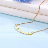 Personalized 925 Sterling Silver Name Necklace for Women