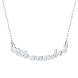 Personalized 925 Sterling Silver Name Necklace for Women