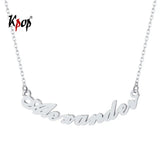 Personalized 925 Sterling Silver Name Necklace for Women