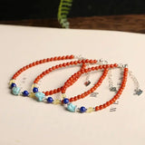 925 Silver Agate Bracelet Turquoise Beads Raw Ore Gemstone