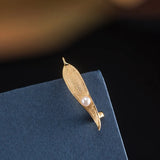 925 Silver Freshwater Pearl Brooch High Suit Dress Pin Jewelry
