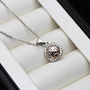 925 Sterling Silver Natural Freshwater Pearl Pendant Necklace For Women