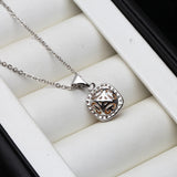 925 Sterling Silver Natural Freshwater Pearl Pendant Necklace For Women