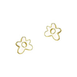 925 Silver Fritillaria Flowers Stud Earrings for Women