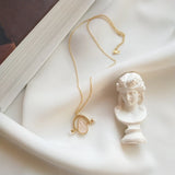 925 Sterling Silver Rose Quartz Drop Pendant Necklace