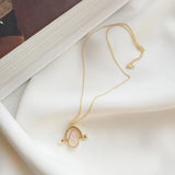 925 Sterling Silver Rose Quartz Drop Pendant Necklace