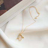 925 Sterling Silver Rose Quartz Drop Pendant Necklace