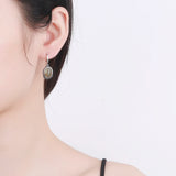 Sterling Silver Moonstone Earrings Labradorite Gems