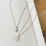 Sterling Silver Shell Tulip Pendant Necklace for Women