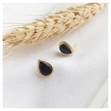 925 Silver Agate Stone Plated Earrings Unique Fine Jewelry