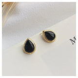 925 Silver Agate Stone Plated Earrings Unique Fine Jewelry