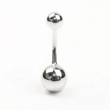 925 Silver Navel Nails Double-Head Bead Navel Ring Body Jewelry