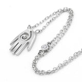 925 Silver Necklace 45cm+5cm Pendant Chain Punk Rock Jewelry for Women Men